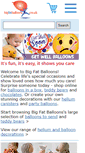 Mobile Screenshot of bigfatballoons.co.uk